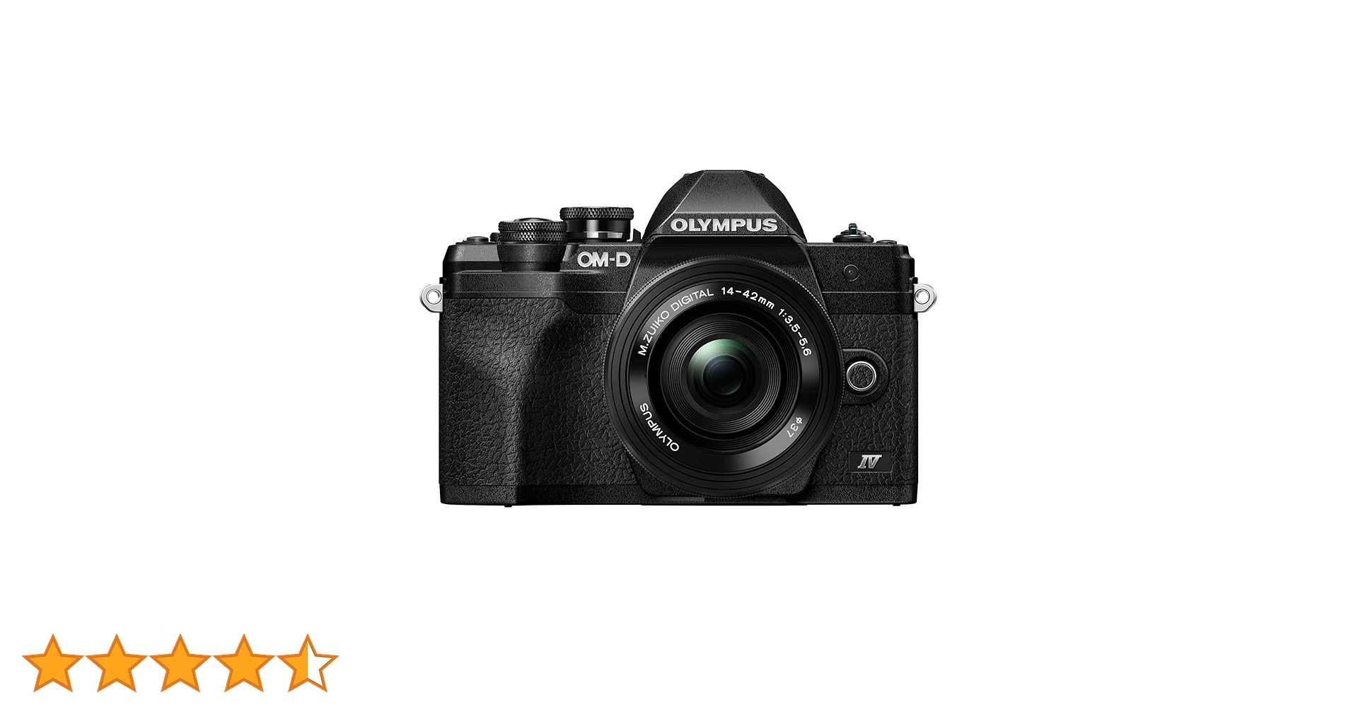 Olympus OM-D E-M10 Mark IV Corpo preto com kit de lentes M.Zuiko
